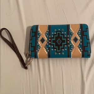 Aztec design women’s wallet